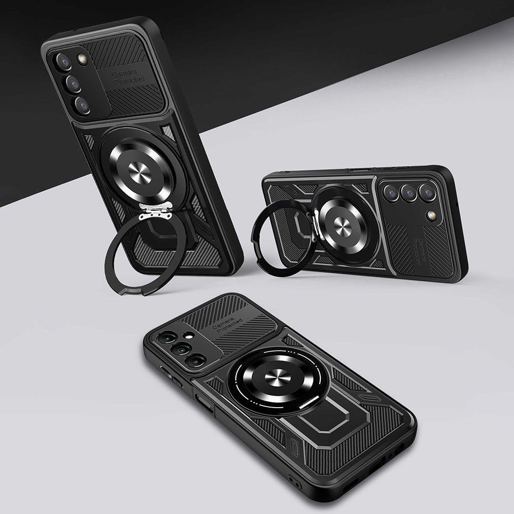 Fodral för Samsung Galaxy A27 5G, Techsuit, RuggedCam, Lila
