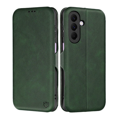 Fodral för Samsung Galaxy A27 5G, Techsuit, Safe Wallet Plus, Grön