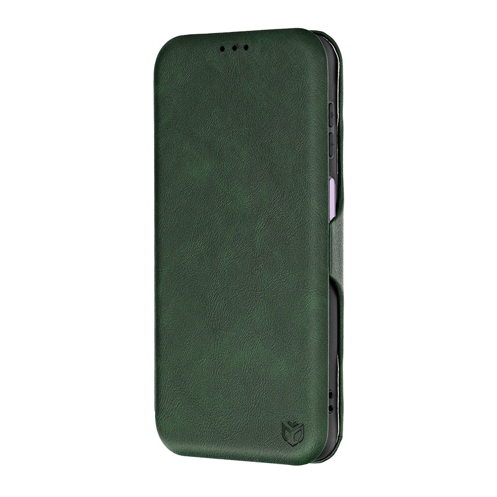 Fodral för Samsung Galaxy A27 5G, Techsuit, Safe Wallet Plus, Grön