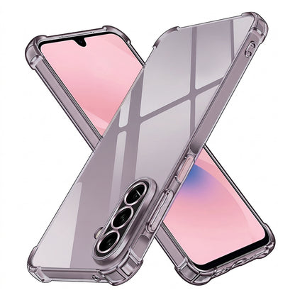 Fodral för Samsung Galaxy A27 5G, Techsuit, Stötsäker Klar, Rökfärgad