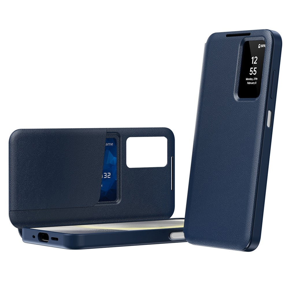 Fodral för Samsung Galaxy A27 5G, Techsuit, SmartView, Blå
