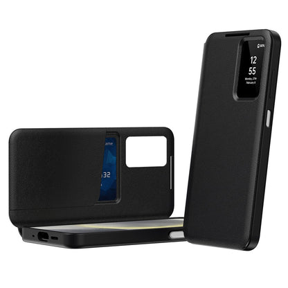 Fodral för Samsung Galaxy A27 5G, Techsuit, SmartView, Svart