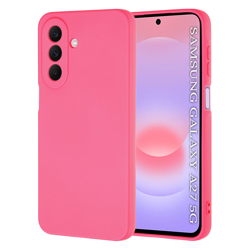 Fodral för Samsung Galaxy A27 5G, Techsuit, SoftFlex, Mörkrosa