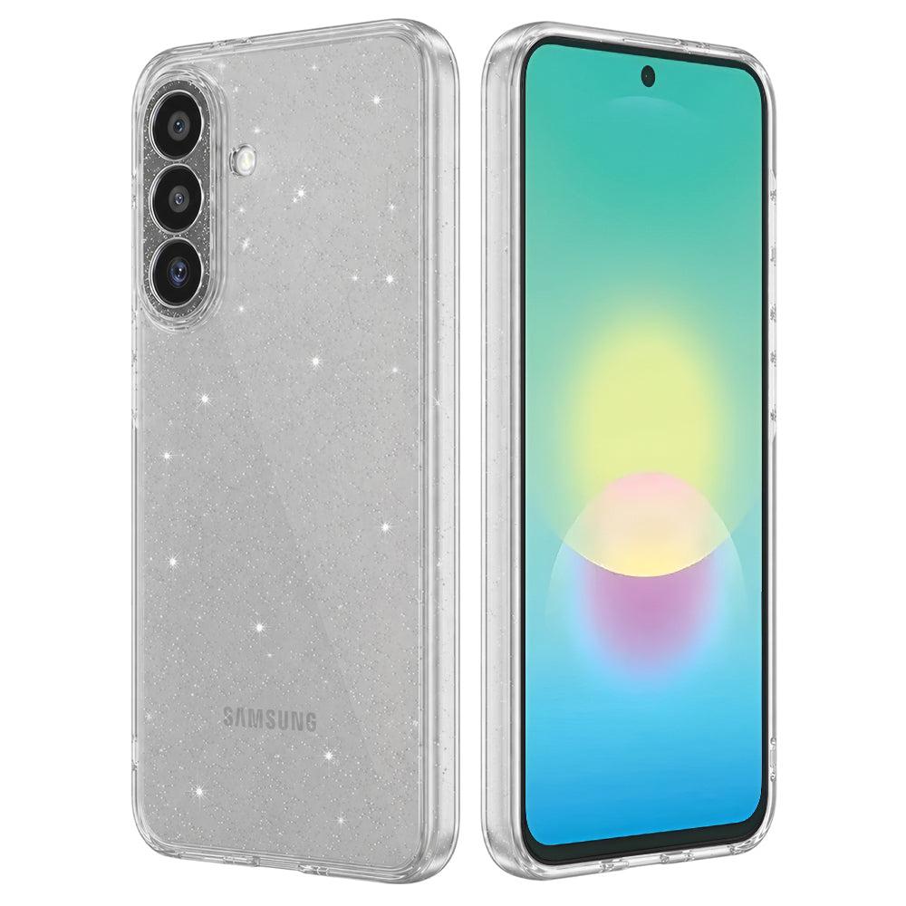 Fodral för Samsung Galaxy A27 5G, Techsuit, SparkleSkin, Transparent