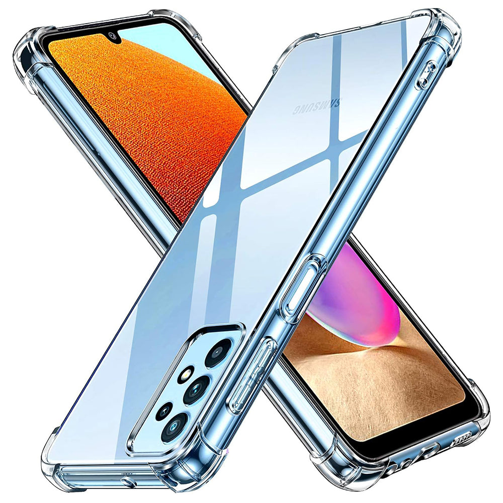 Fodral för Samsung Galaxy A32 A325, Techsuit, Stötsäker Klar, Transparent