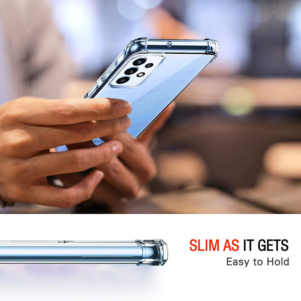 Fodral för Samsung Galaxy A32 A325, Techsuit, Stötsäker Klar, Transparent