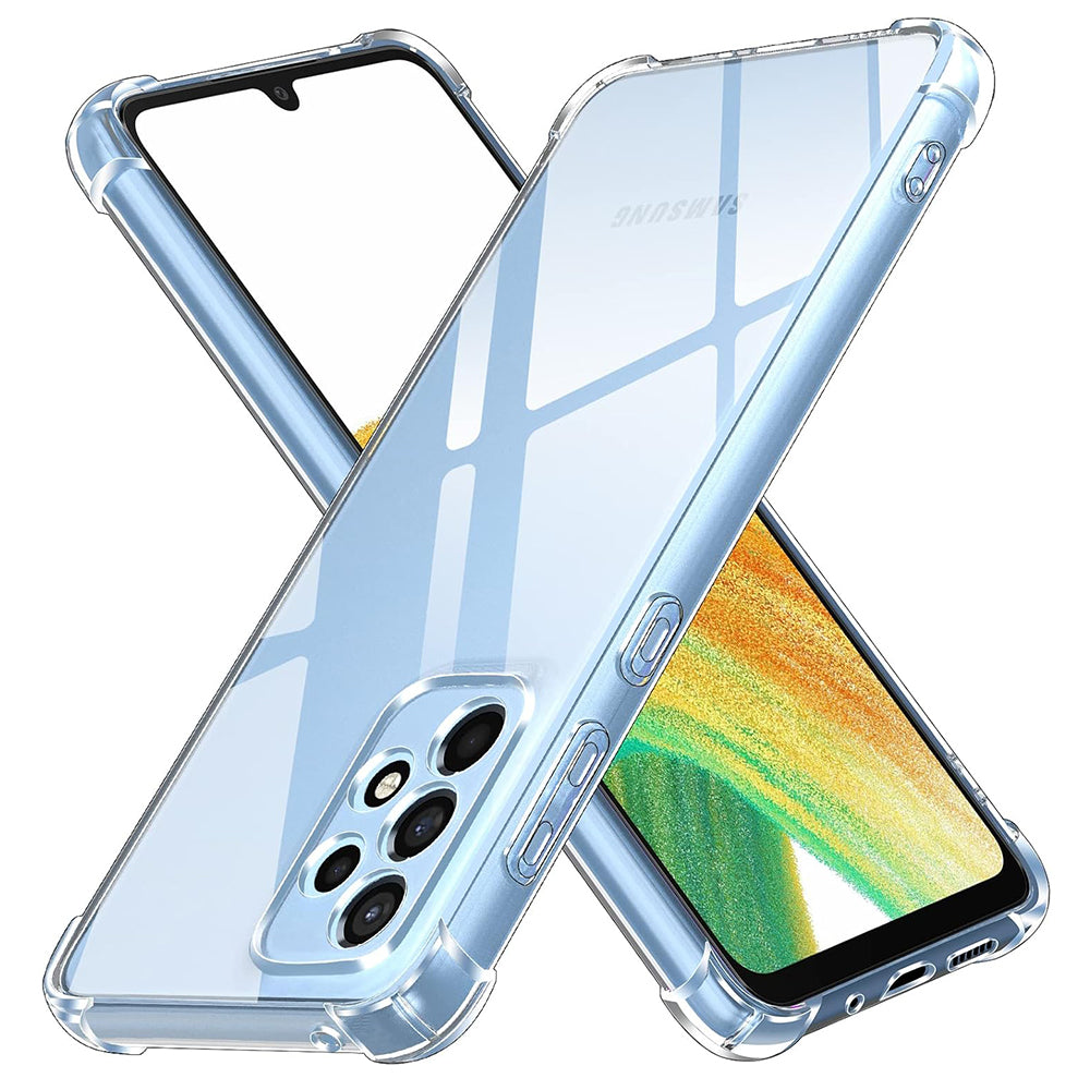 Fodral för Samsung Galaxy A33 5G A336, Techsuit, Stötsäker Klar, Transparent