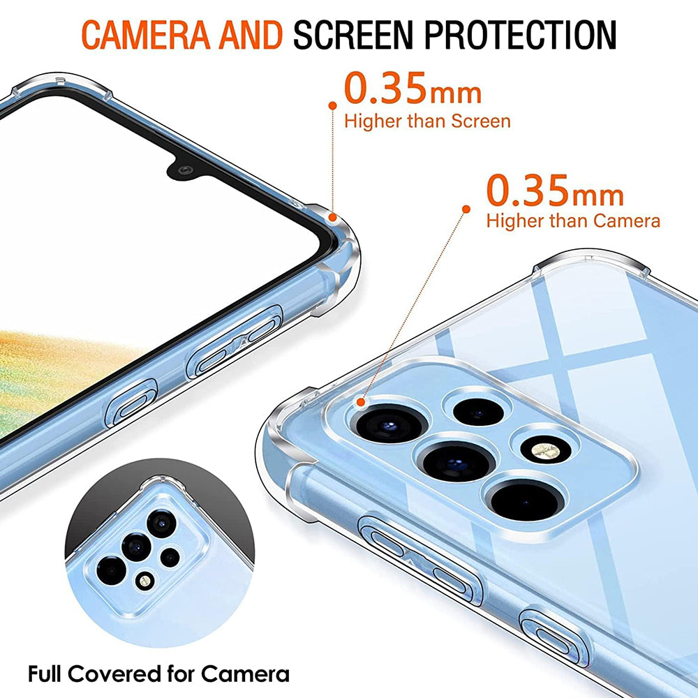 Fodral för Samsung Galaxy A33 5G A336, Techsuit, Stötsäker Klar, Transparent