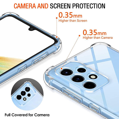 Fodral för Samsung Galaxy A33 5G A336, Techsuit, Stötsäker Klar, Transparent