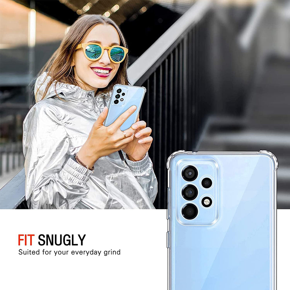 Fodral för Samsung Galaxy A33 5G A336, Techsuit, Stötsäker Klar, Transparent