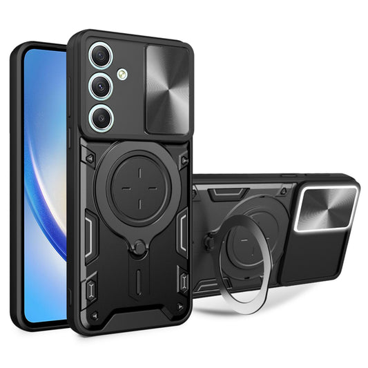 Fodral för Samsung Galaxy A34 A346, Techsuit, CamGuard Pro, Svart