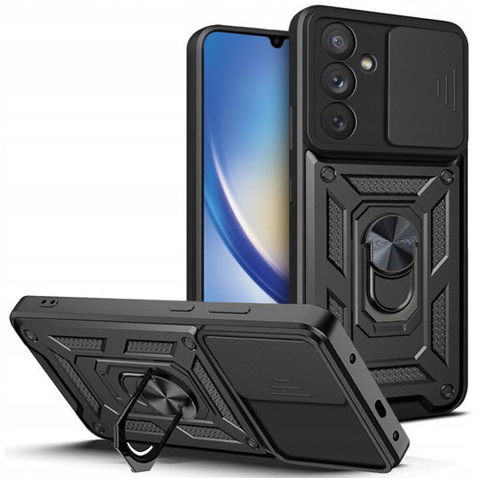 Fodral för Samsung Galaxy A34 A346, Techsuit, CamShield, Svart
