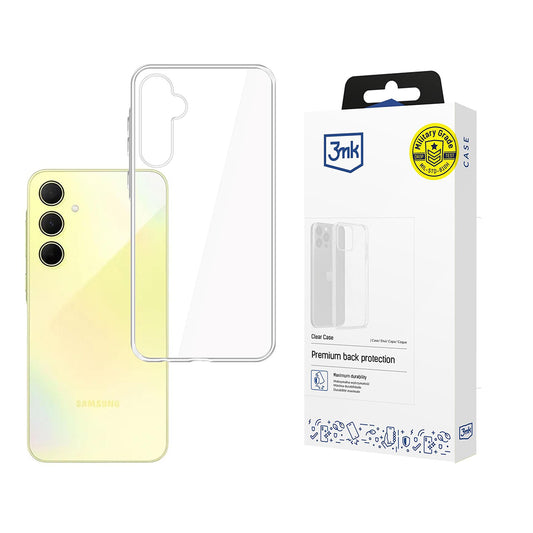 Fodral för Samsung Galaxy A35 5G A356, 3MK, Klar, Transparent