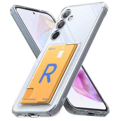 Mobilskal för Samsung Galaxy A35 5G A356, Ringke, Fusion Card, Transparent