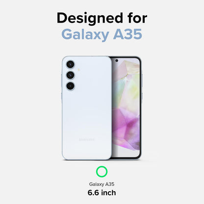 Mobilskal för Samsung Galaxy A35 5G A356, Ringke, Fusion Card, Transparent