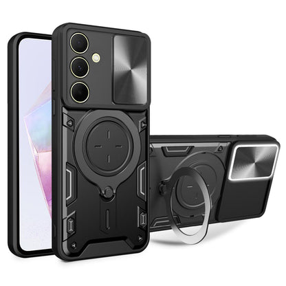 Fodral för Samsung Galaxy A35 5G A356, Techsuit, CamGuard Pro, Svart