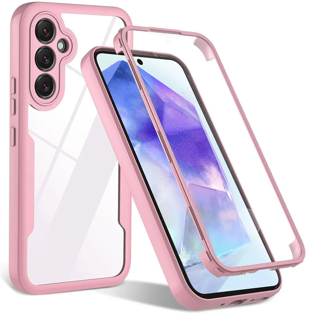 Fodral för Samsung Galaxy A35 5G A356, Techsuit, ColorVerse 360, Rosa