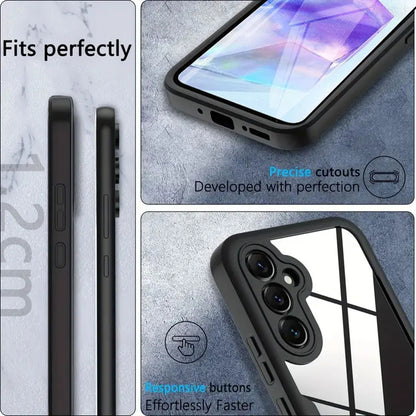 Fodral för Samsung Galaxy A35 5G A356, Techsuit, ColorVerse 360, Rosa