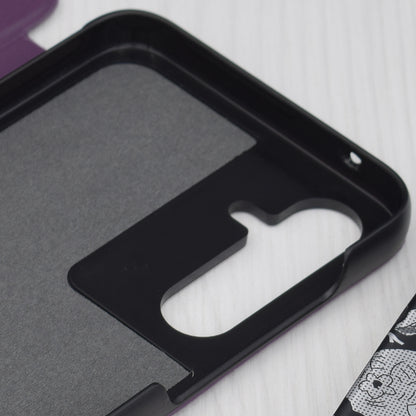 Fodral för Samsung Galaxy A35 5G A356, Techsuit, eFold, Lila