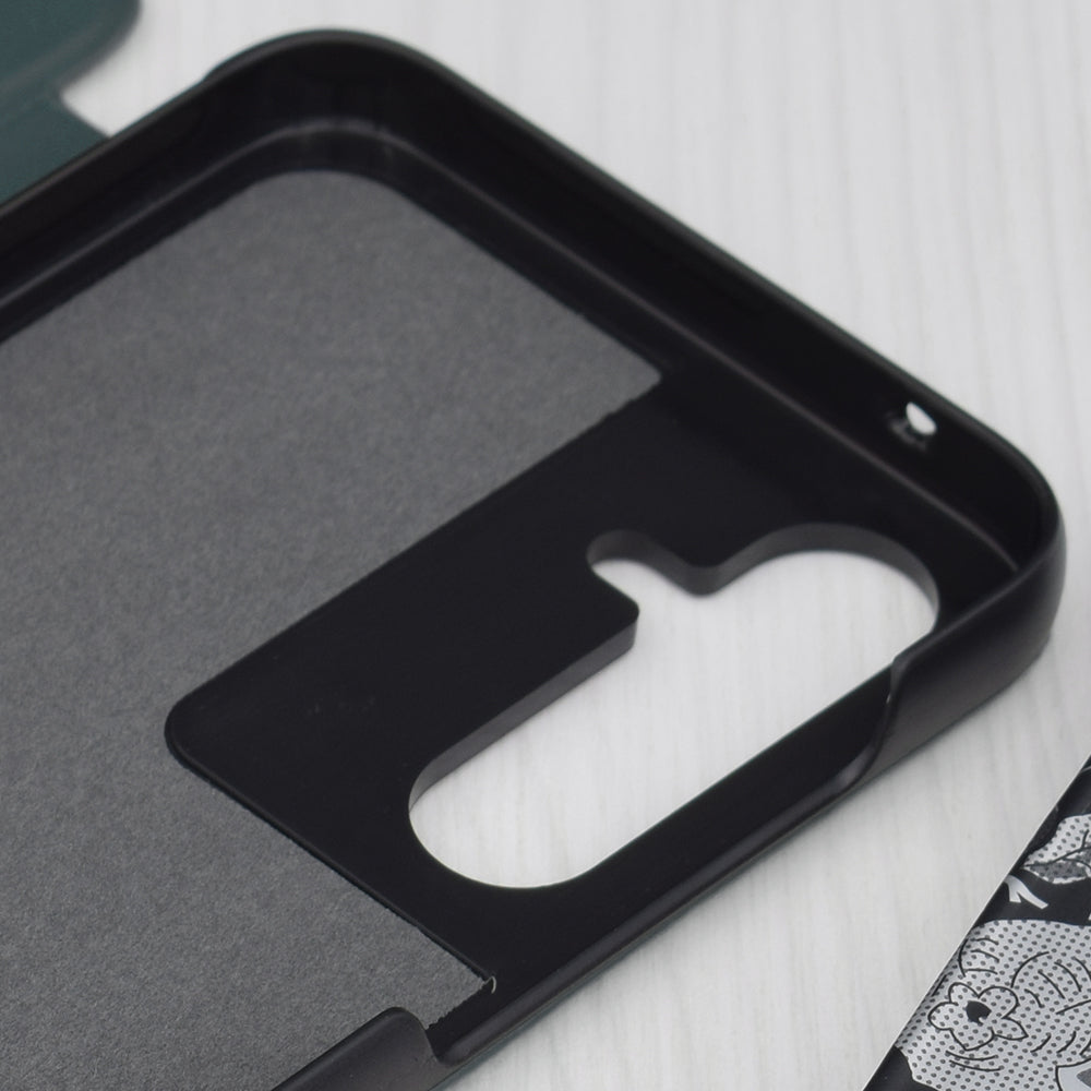 Fodral för Samsung Galaxy A35 5G A356, Techsuit, eFold, Grön