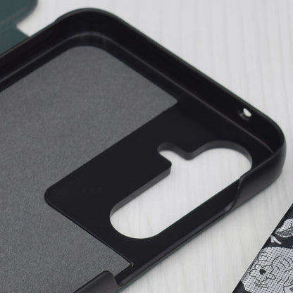 Fodral för Samsung Galaxy A35 5G A356, Techsuit, eFold, Grön