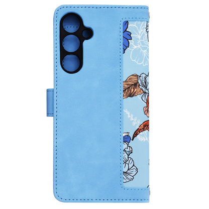 Fodral för Samsung Galaxy A35 5G A356, Techsuit, FlipCraft, Blå