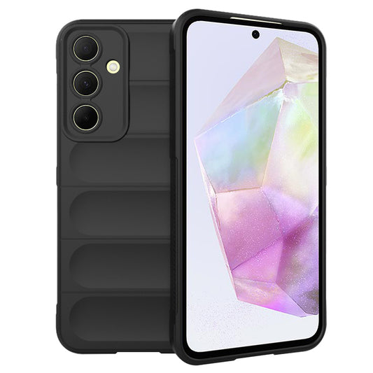 Fodral för Samsung Galaxy A35 5G A356, Techsuit, Magic Shield, Svart