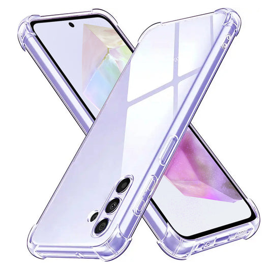 Fodral för Samsung Galaxy A35 5G A356, Techsuit, Stötsäker Klar, Transparent