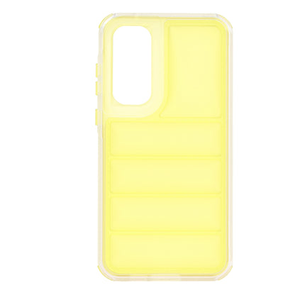 Fodral för Samsung Galaxy A35 5G A356, Techsuit, Wave Shield, Gul