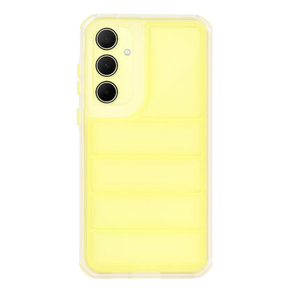Fodral för Samsung Galaxy A35 5G A356, Techsuit, Wave Shield, Gul