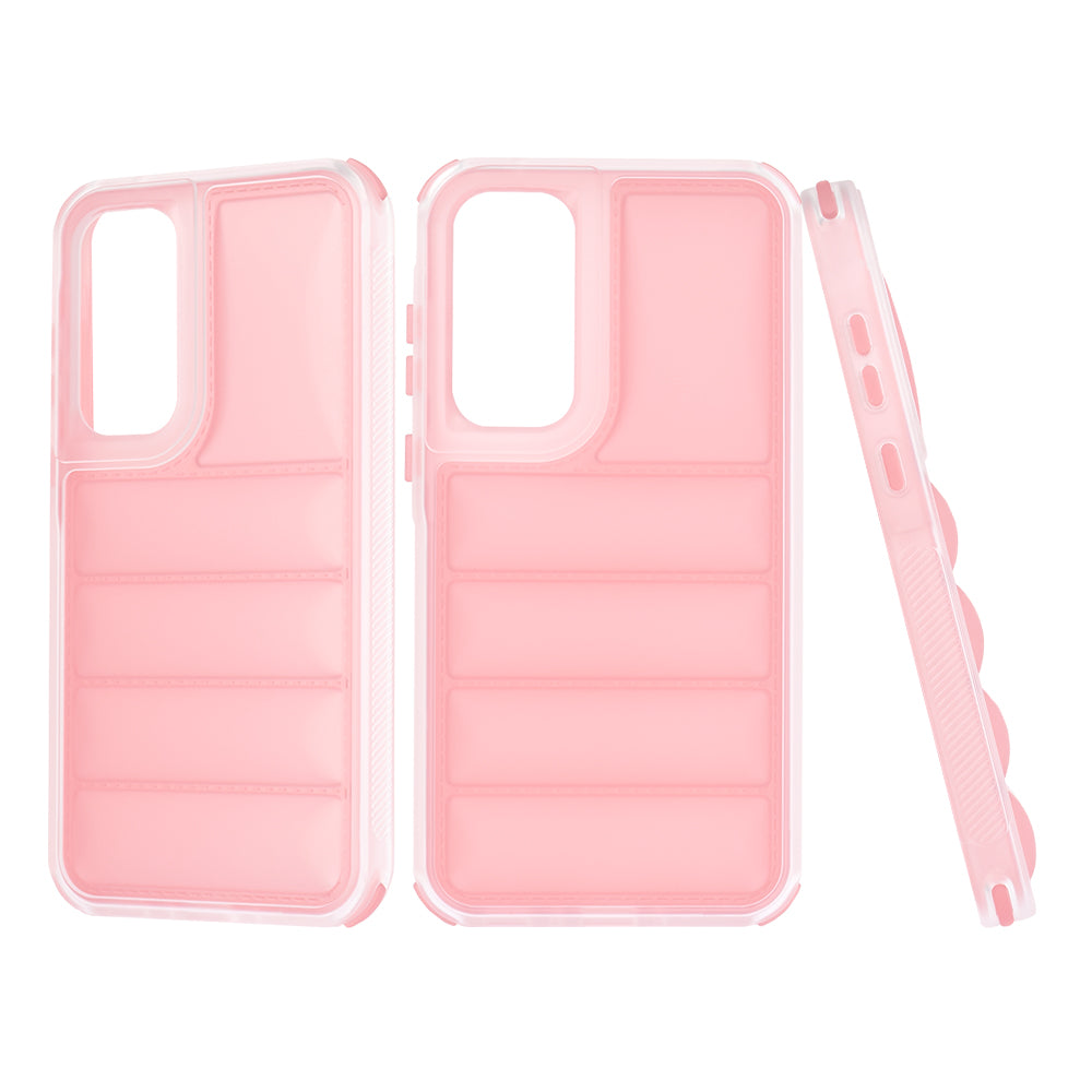 Fodral för Samsung Galaxy A35 5G A356, Techsuit, Wave Shield, Rosa