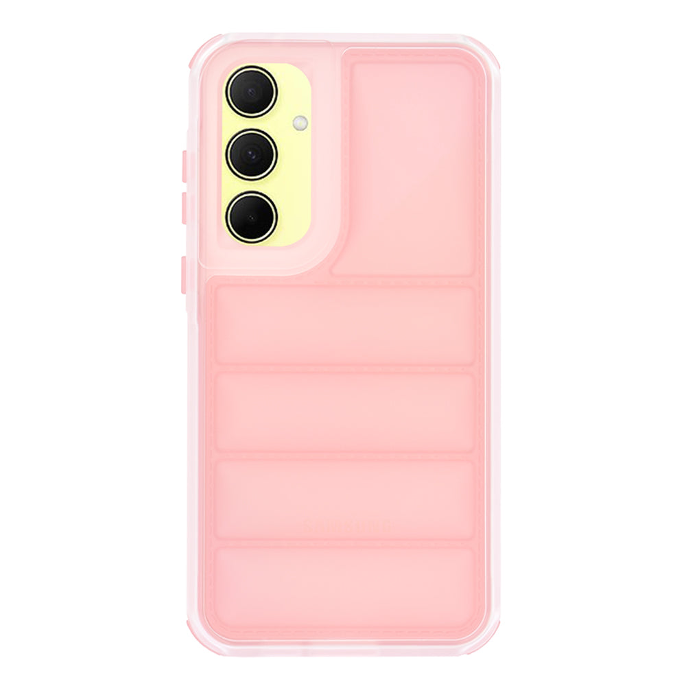 Fodral för Samsung Galaxy A35 5G A356, Techsuit, Wave Shield, Rosa