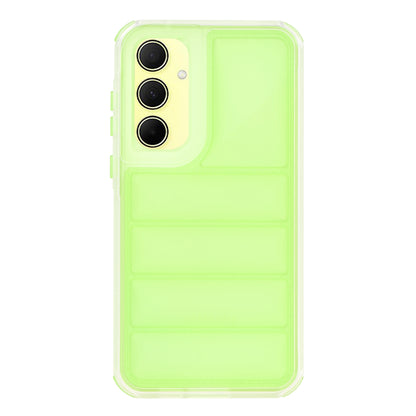 Fodral för Samsung Galaxy A35 5G A356, Techsuit, Wave Shield, Grön