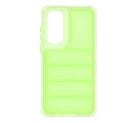 Fodral för Samsung Galaxy A35 5G A356, Techsuit, Wave Shield, Grön