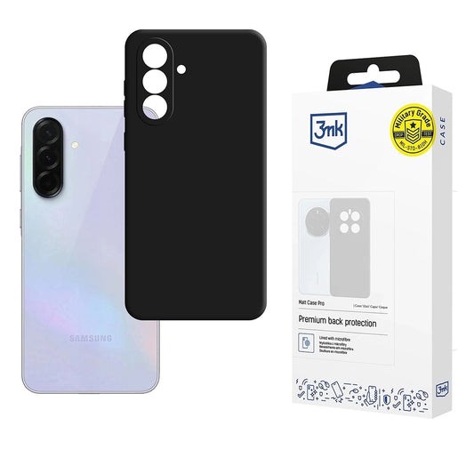 Fodral för Samsung Galaxy A36 A366, 3MK, Pro, Matt svart