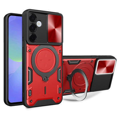 Fodral för Samsung Galaxy A36 A366, Techsuit, CamGuard Pro, Röd