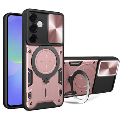 Fodral för Samsung Galaxy A36 A366, Techsuit, CamGuard Pro, Rosa Guld