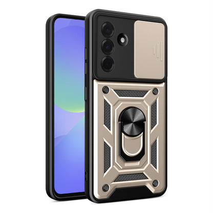 Fodral för Samsung Galaxy A36 A366, Techsuit, CamShield, Guld