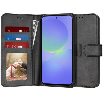 Fodral för Samsung Galaxy A36 A366, Techsuit, Diary Book, Svart