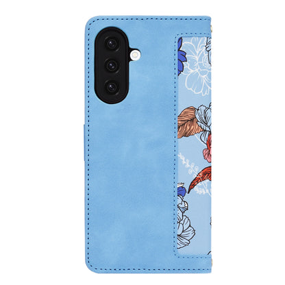 Fodral för Samsung Galaxy A36 A366, Techsuit, FlipCraft, Blå