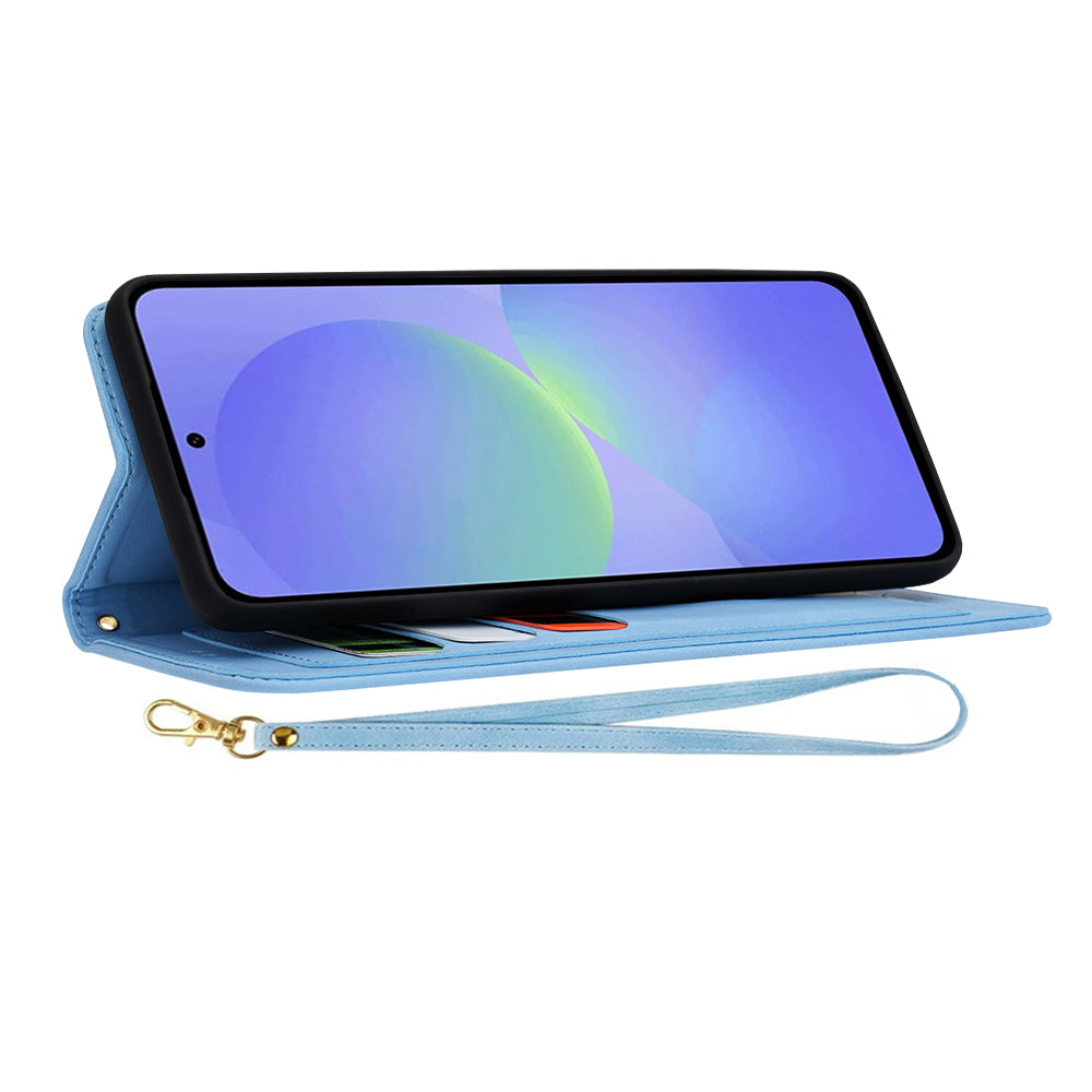 Fodral för Samsung Galaxy A36 A366, Techsuit, FlipCraft, Blå