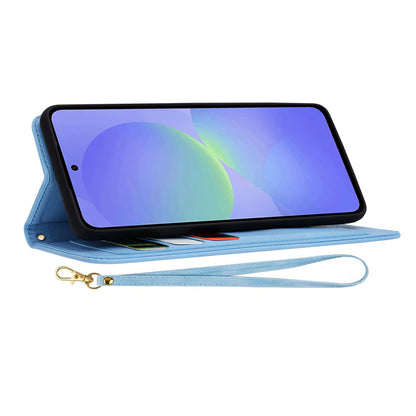 Fodral för Samsung Galaxy A36 A366, Techsuit, FlipCraft, Blå