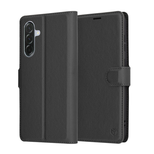Fodral för Samsung Galaxy A36 A366, Techsuit, Leather Folio, Svart