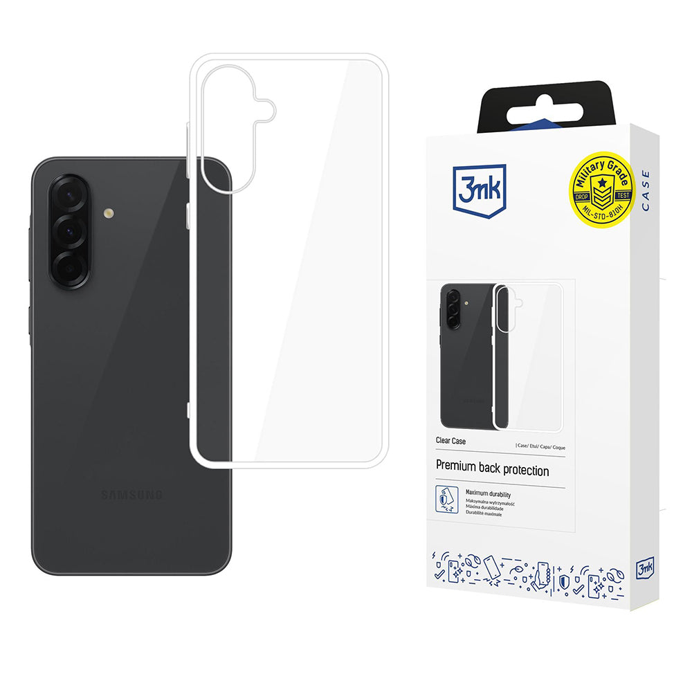 Fodral för Samsung Galaxy A37 5G, 3MK, Klar, Transparent