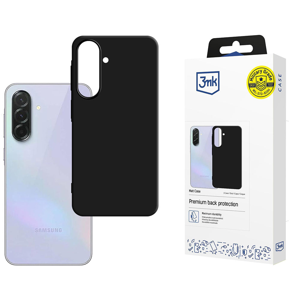 Fodral för Samsung Galaxy A37 5G, 3MK, Matt svart