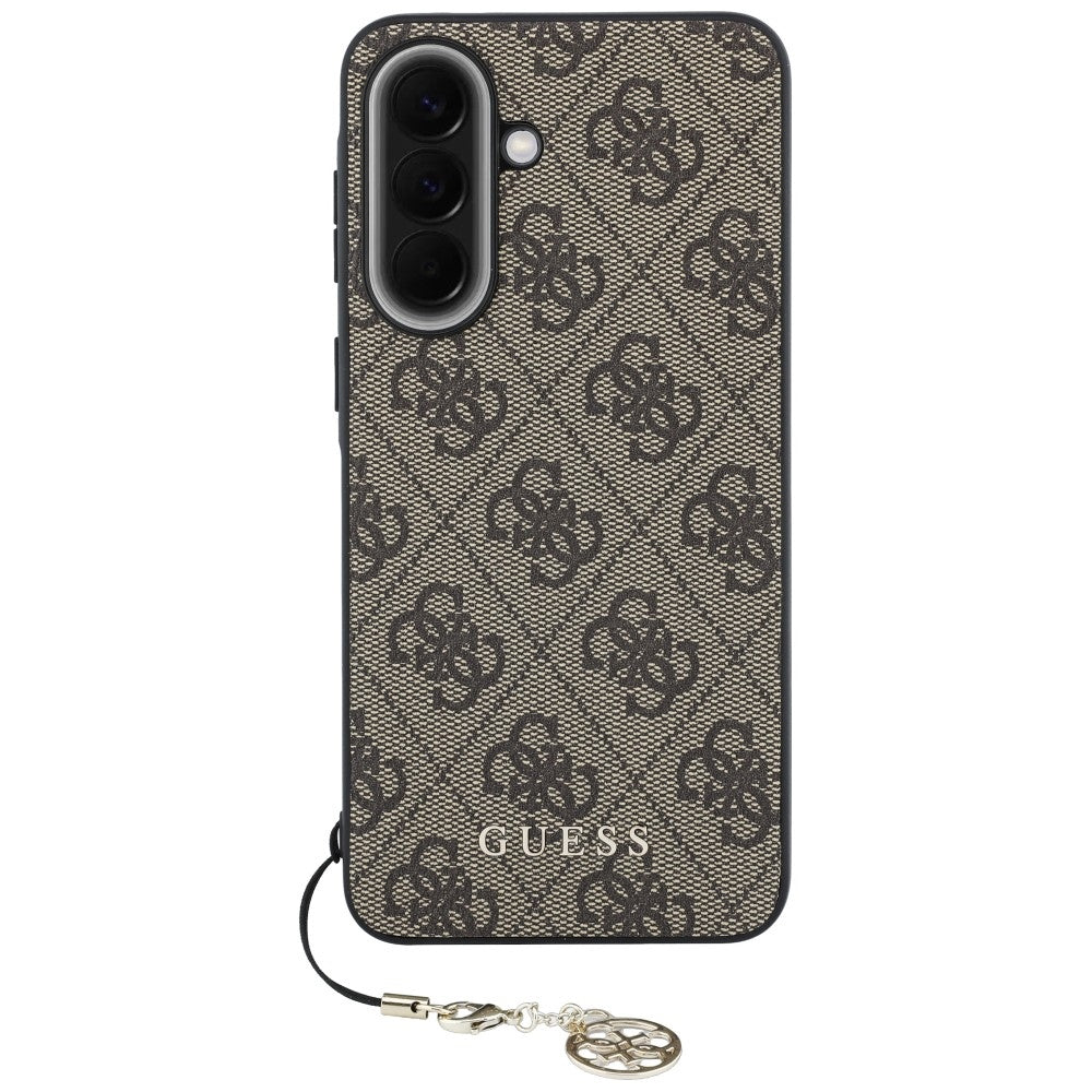 Fodral för Samsung Galaxy A37 5G, Guess, 4G Classic Logo Charm, Brun