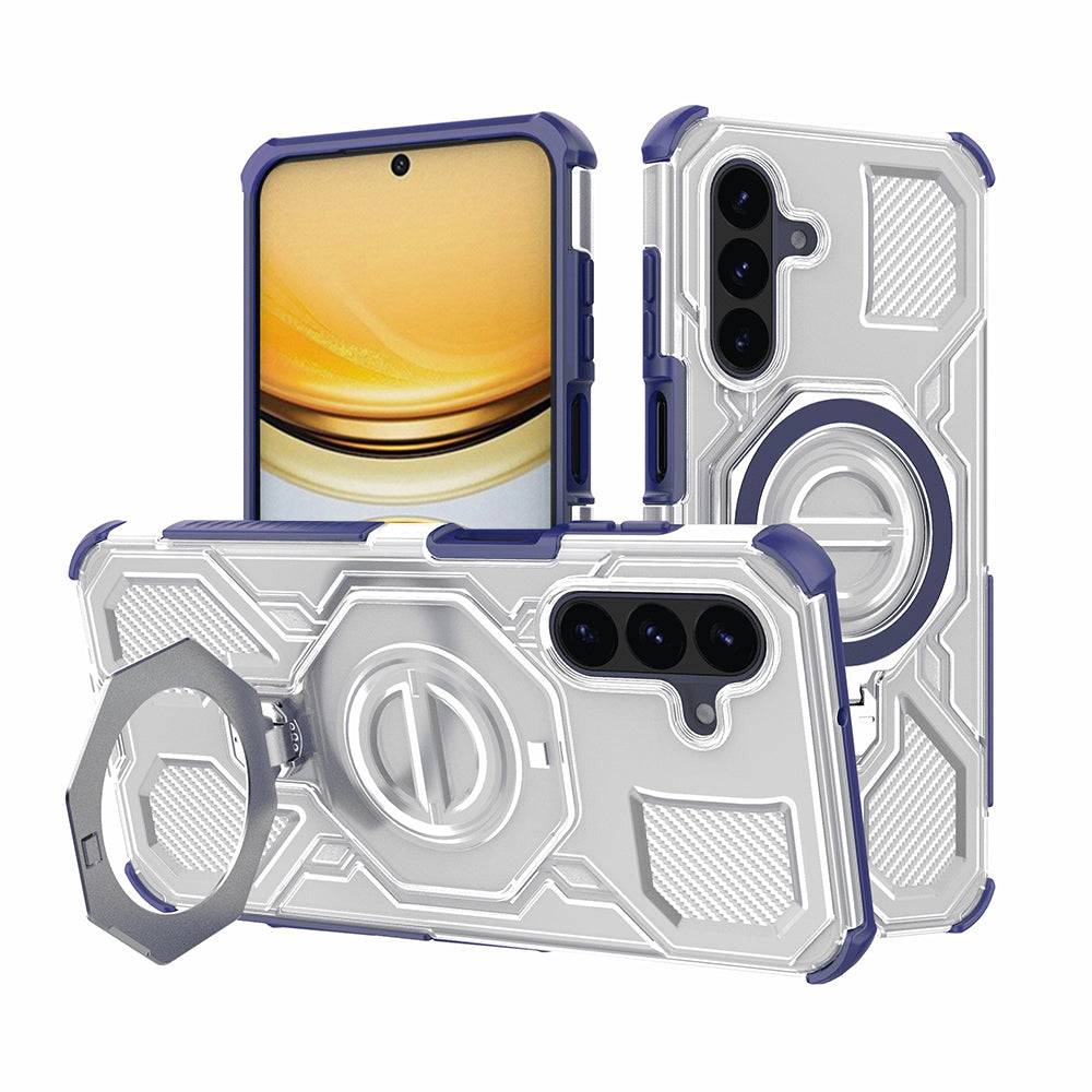 Fodral för Samsung Galaxy A37 5G, Techsuit, Carbon Shield Pro, Blå