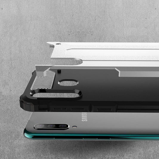 Fodral för Samsung Galaxy A50s A507 / A30s A307 / A50 A505, Techsuit, Hybrid Armor, Svart
