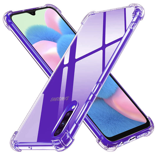Fodral för Samsung Galaxy A50s A507 / A30s A307 / A50 A505, Techsuit, Stötsäker Klar, Transparent