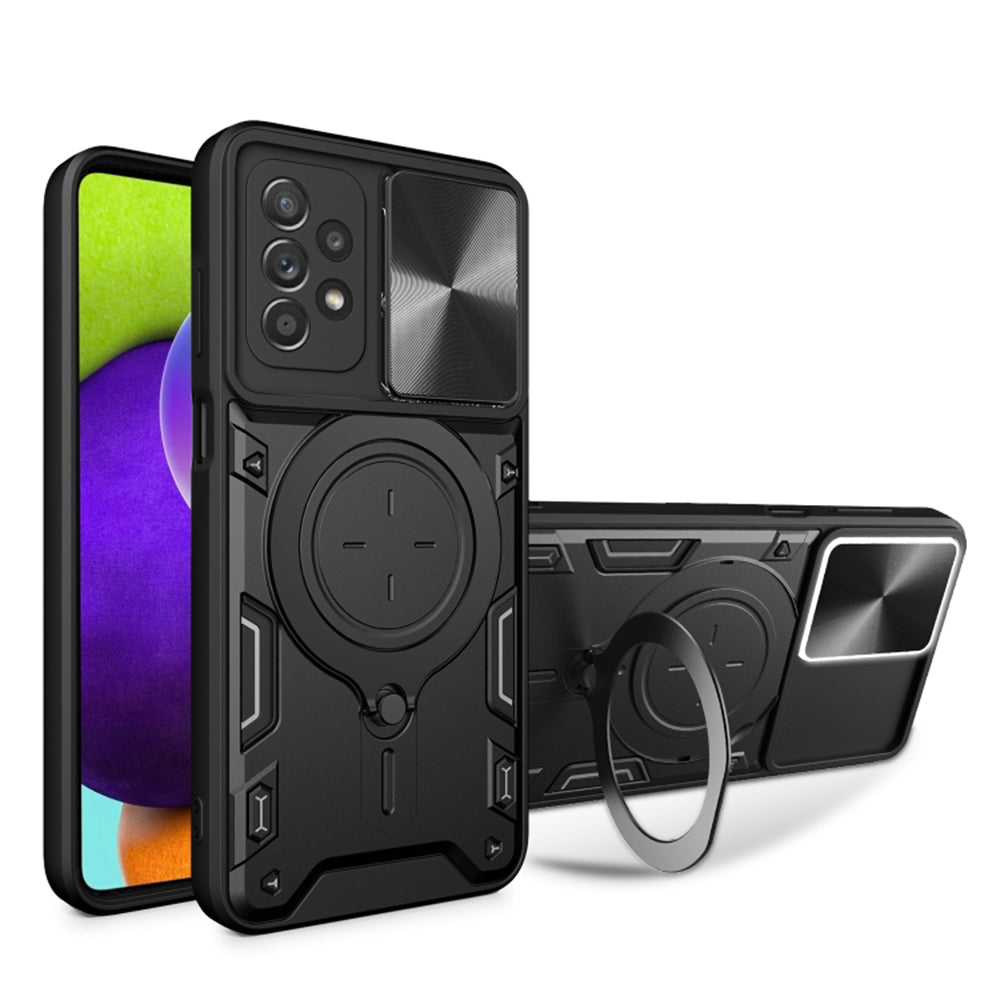 Fodral för Samsung Galaxy A52s 5G A528 / A52 5G A526 / A52 A525, Techsuit, CamGuard Pro, Svart